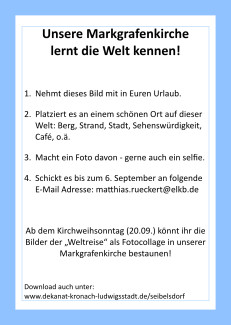 Kirche auf Reisen - Text
